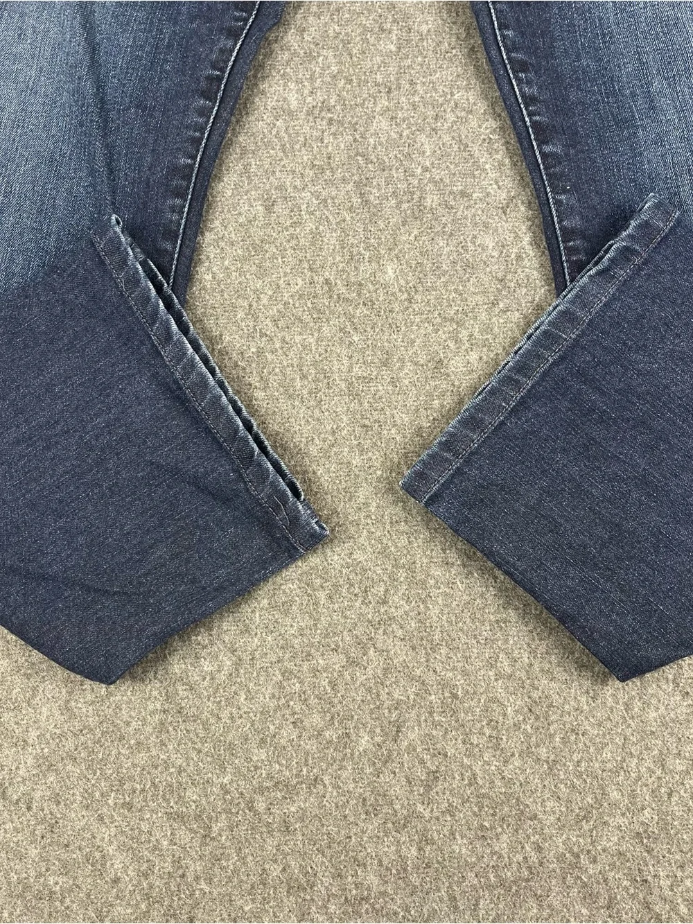 7 For All Mankind Jeans Mens 36x30 Blue Slimmy Slim Straight Stretch Dark Wash